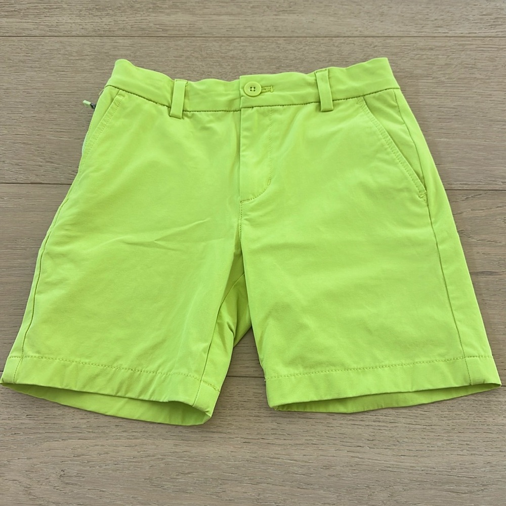 Vineyard Vines Boys Performance Bright Citrus Shorts, Size 8